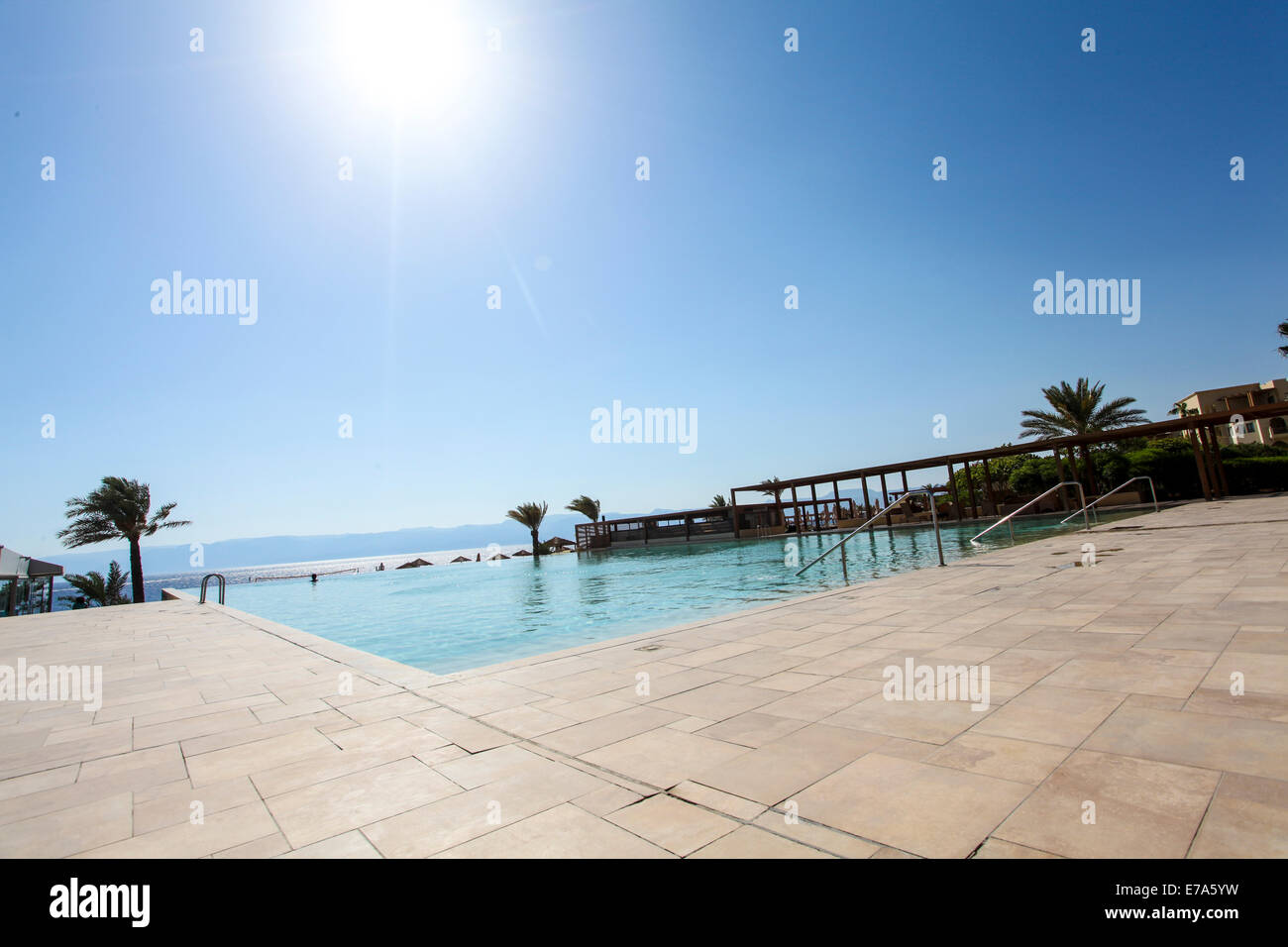 Tala Bay, Aqaba, Jordan. Luxury Beach Resort Stock Photo