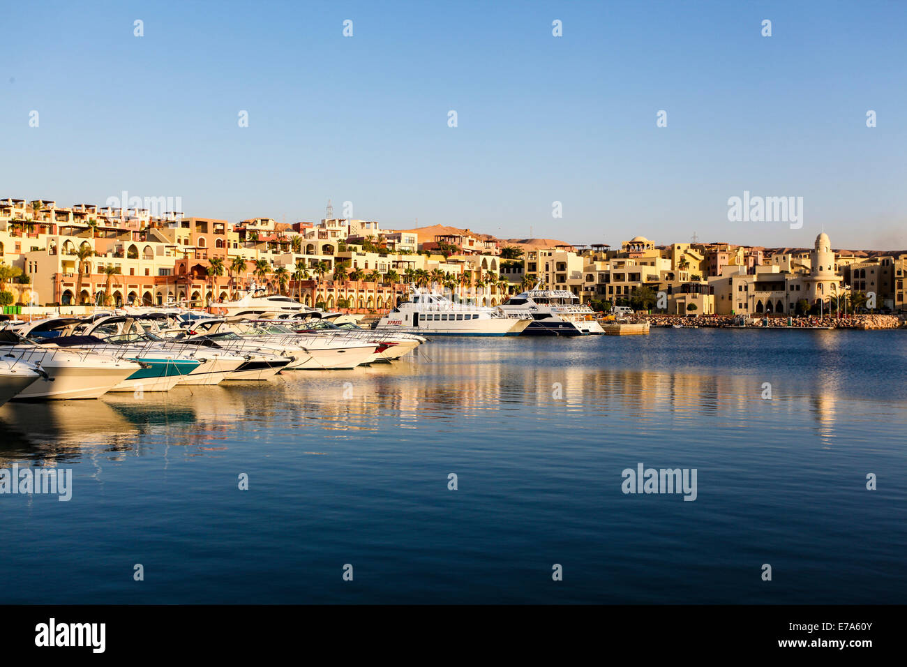 Tala Bay, Aqaba, Jordan yacht club and marina Stock Photo