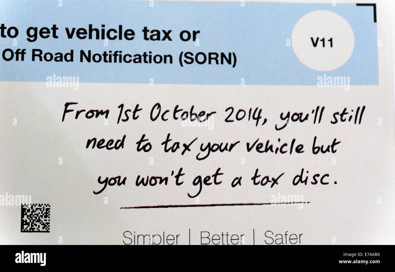 vehicle road tax reminder high resolution stock photography and images alamy vehicle road tax reminder high resolution stock photography and images alamy