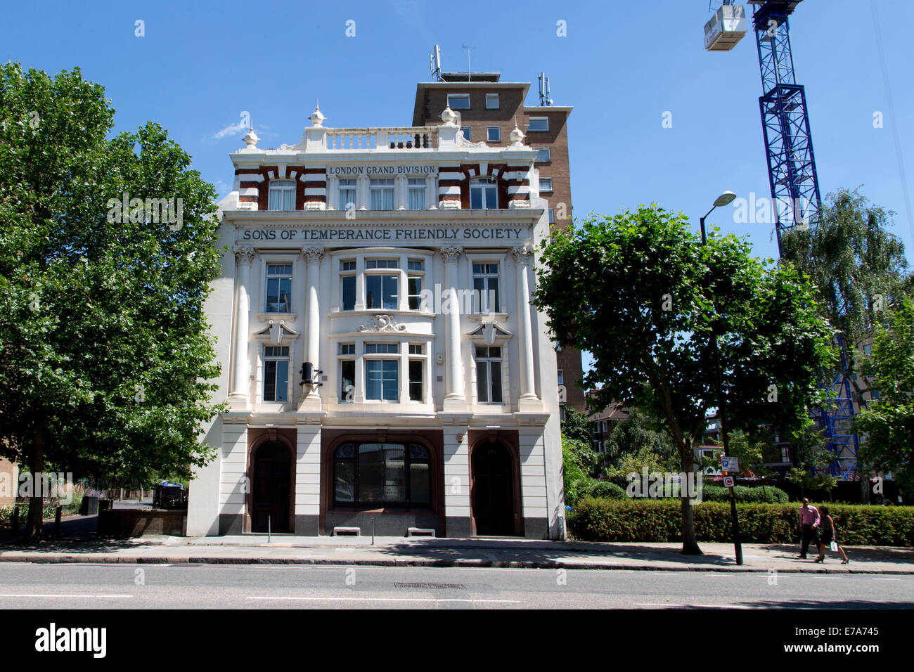 Former headquarters of the Sons of Temperance Friendly Society, designed by Arthur Charles Russell, Blackfriars Road, London. Stock Photo