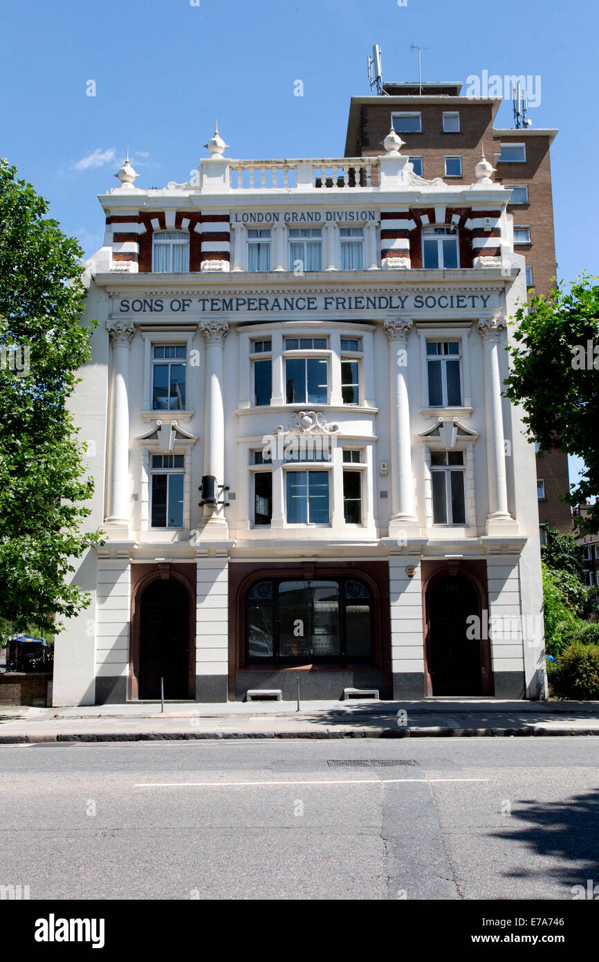 Former headquarters of the Sons of Temperance Friendly Society, designed by Arthur Charles Russell, Blackfriars Road, London. Stock Photo