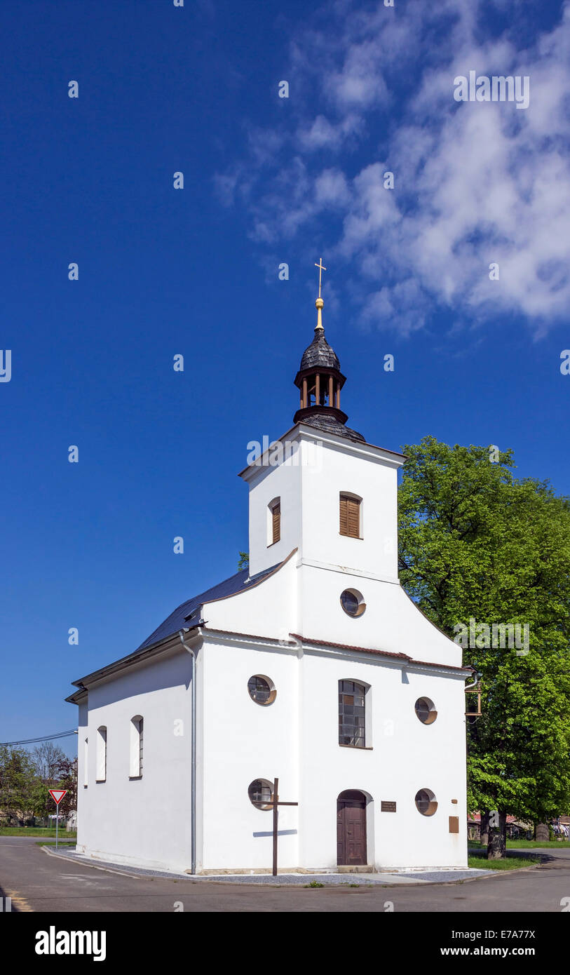 The Roman Catholic Church of the Virgin Mary in Hukovice, Velká Kraš, Jesenik district, Olomoucky region, Czech Republic Stock Photo
