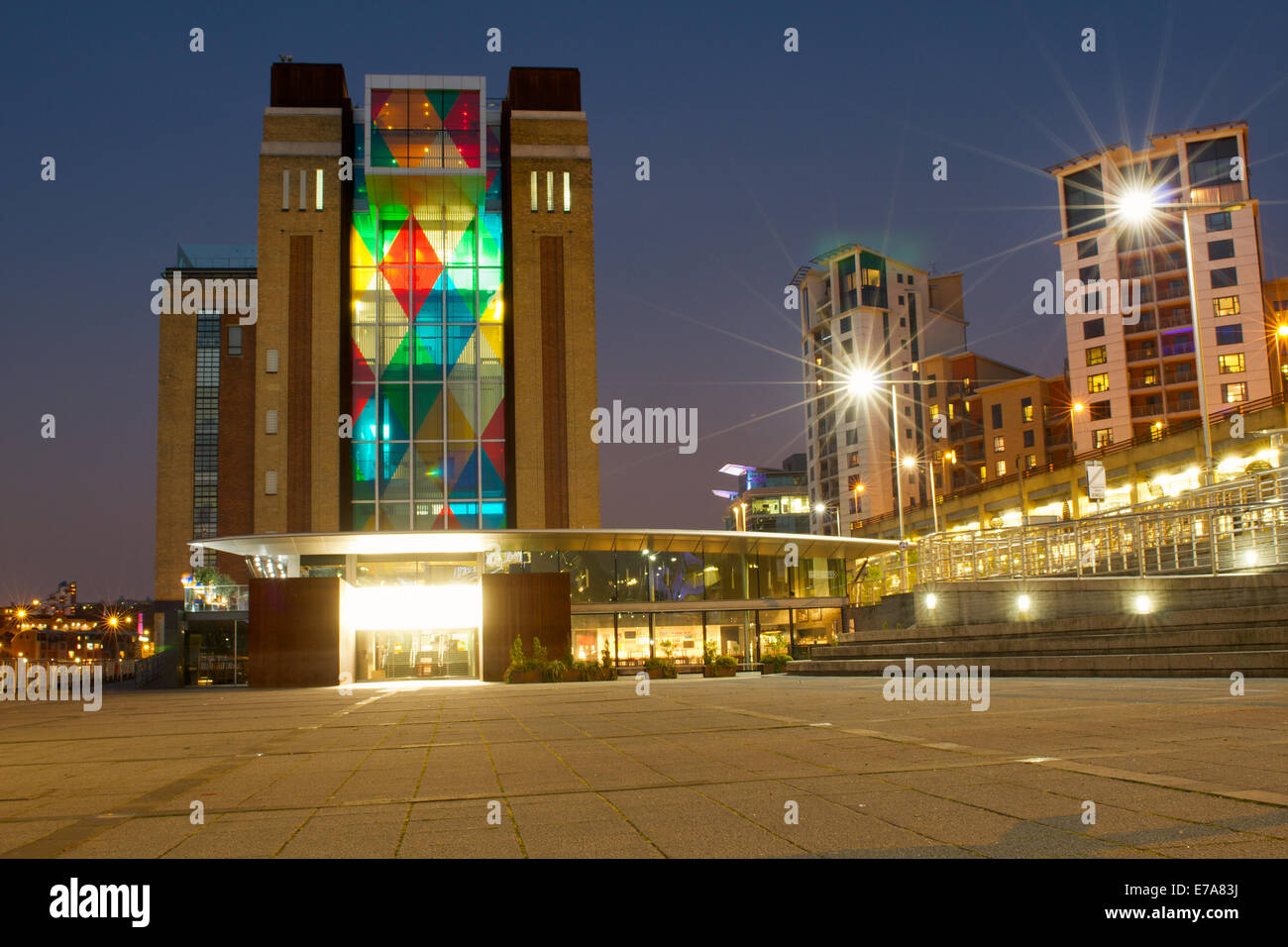 The Baltic Arts Centre at Gateshead Quays, Tyne and Wear Stock Photo