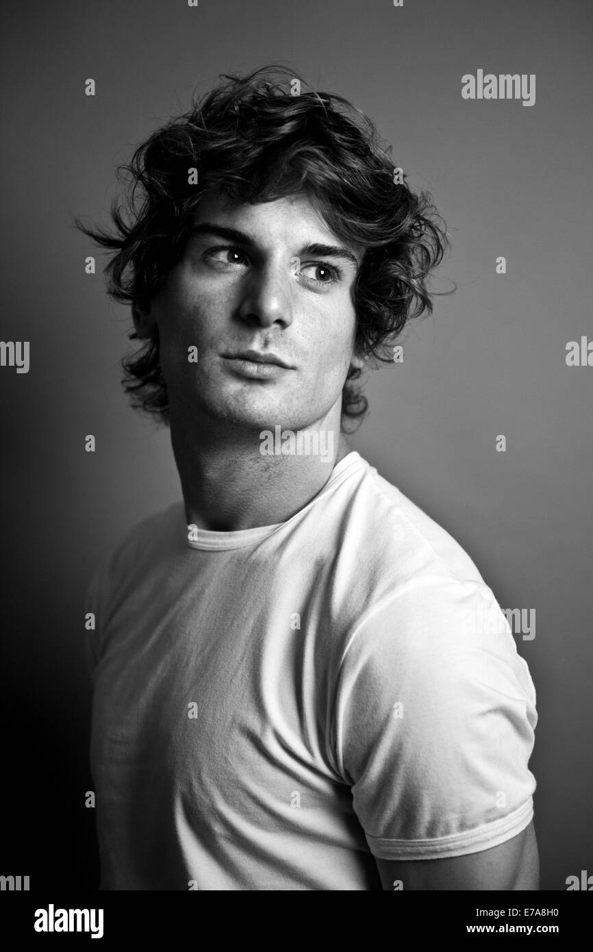 Portrait of a young man Stock Photo - Alamy
