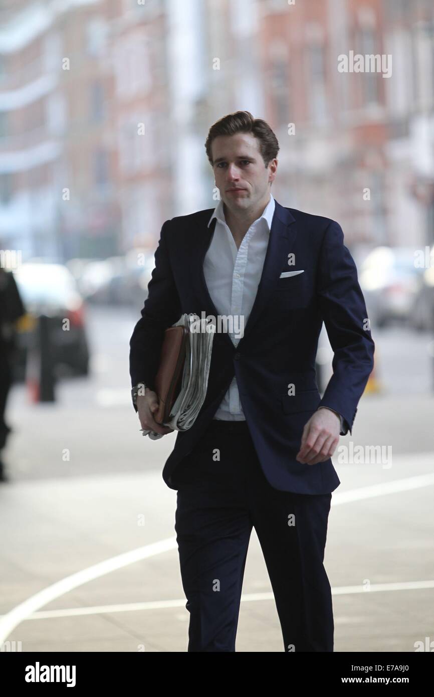 Wilfred Frost arriving at BBC House Featuring Wilfred Frost Where