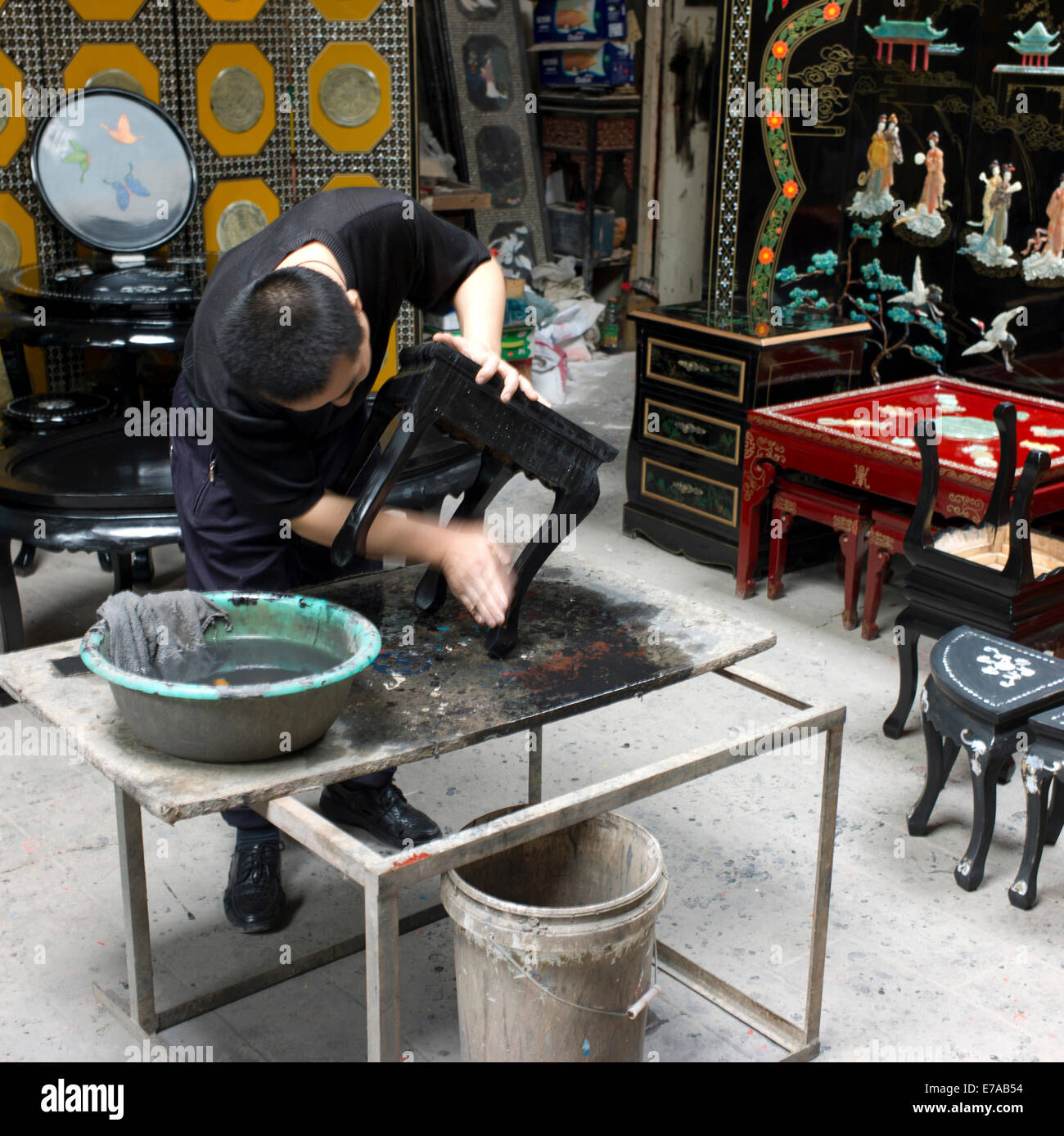 Chinese lacquerware hires stock photography and images Alamy