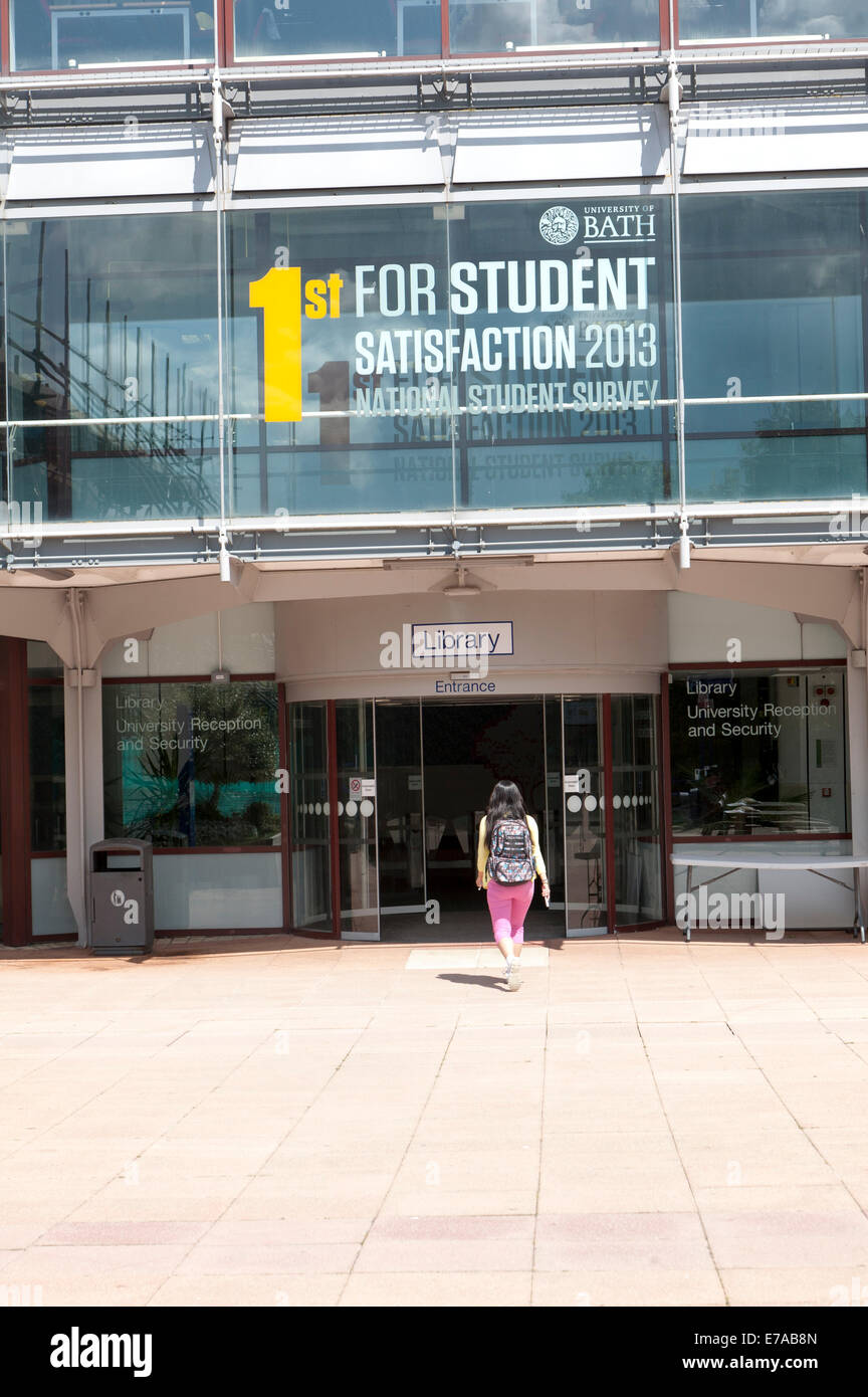Library building at the University of Bath, England Stock Photo Alamy