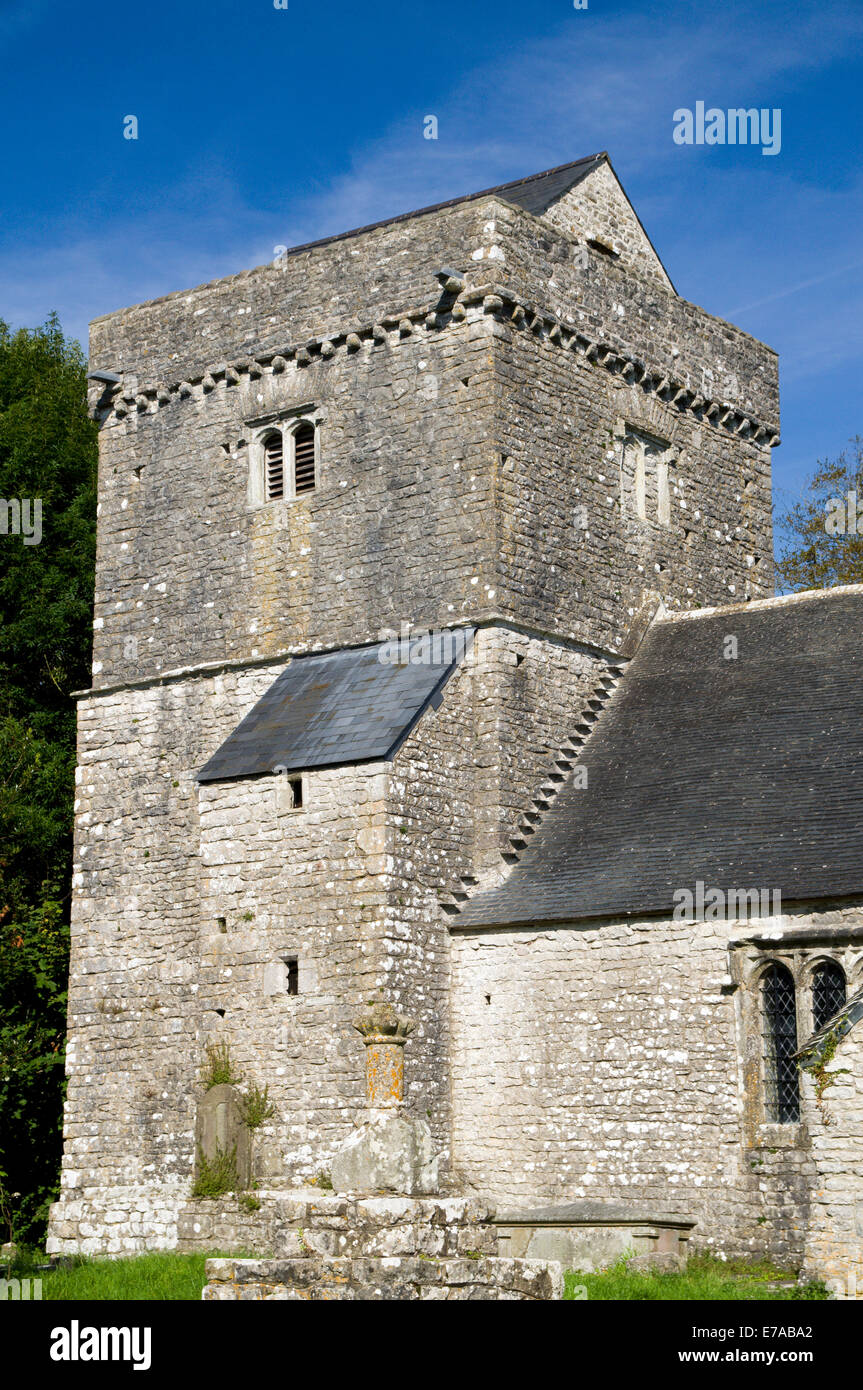 Llanfrynach Church, Cowbridge, Vale of Glamorgan, South Wales, UK. Stock Photo