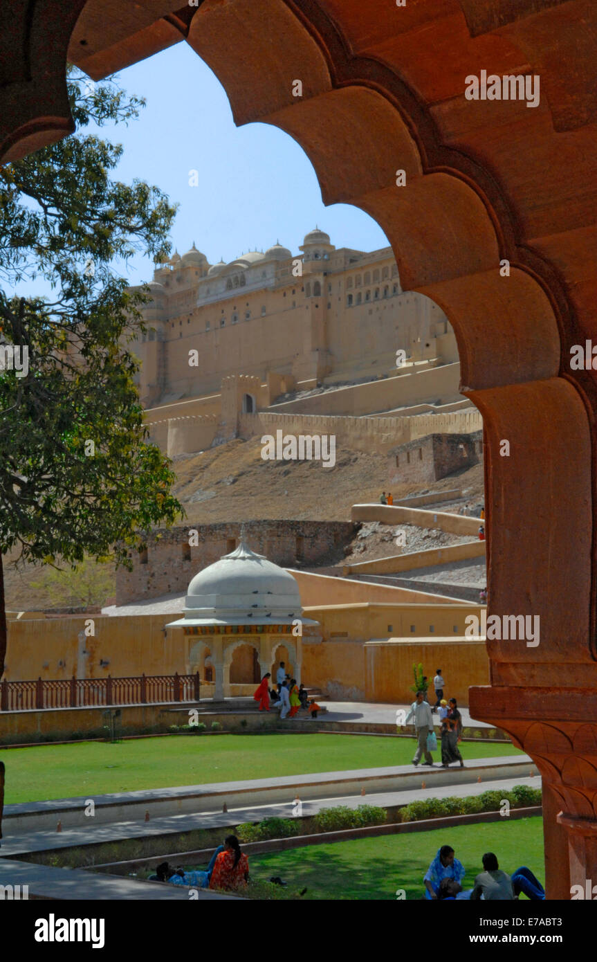 Amber fort garden hi-res stock photography and images - Alamy