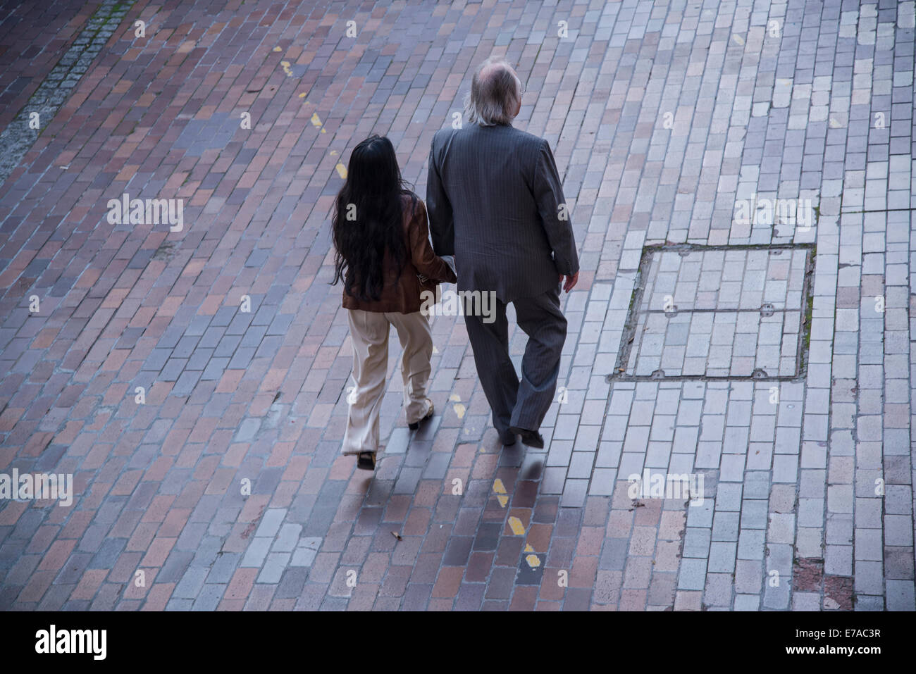 Young Couple Old Man