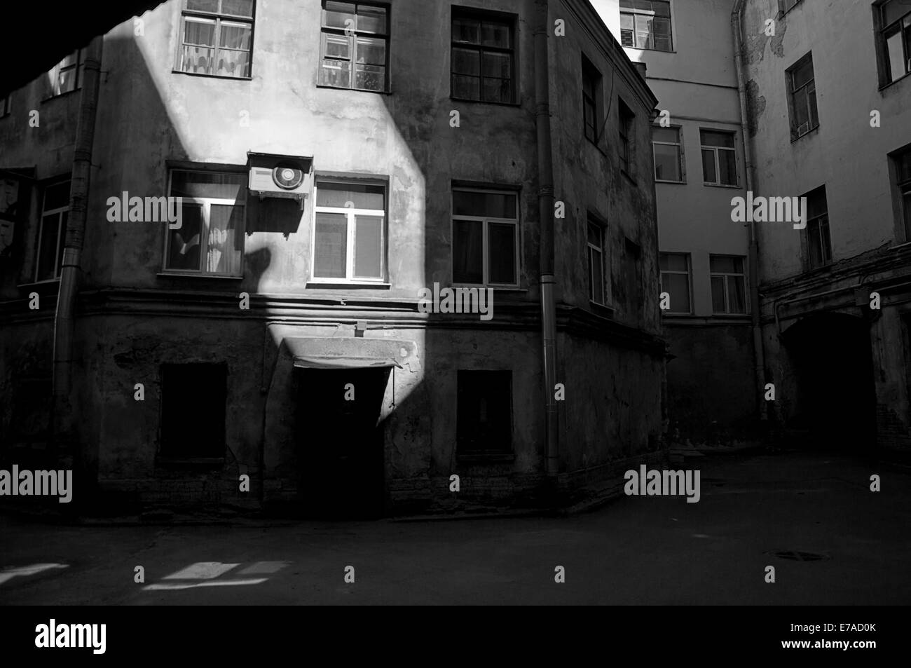 court yard in SaintPetersburg Stock Photo Alamy