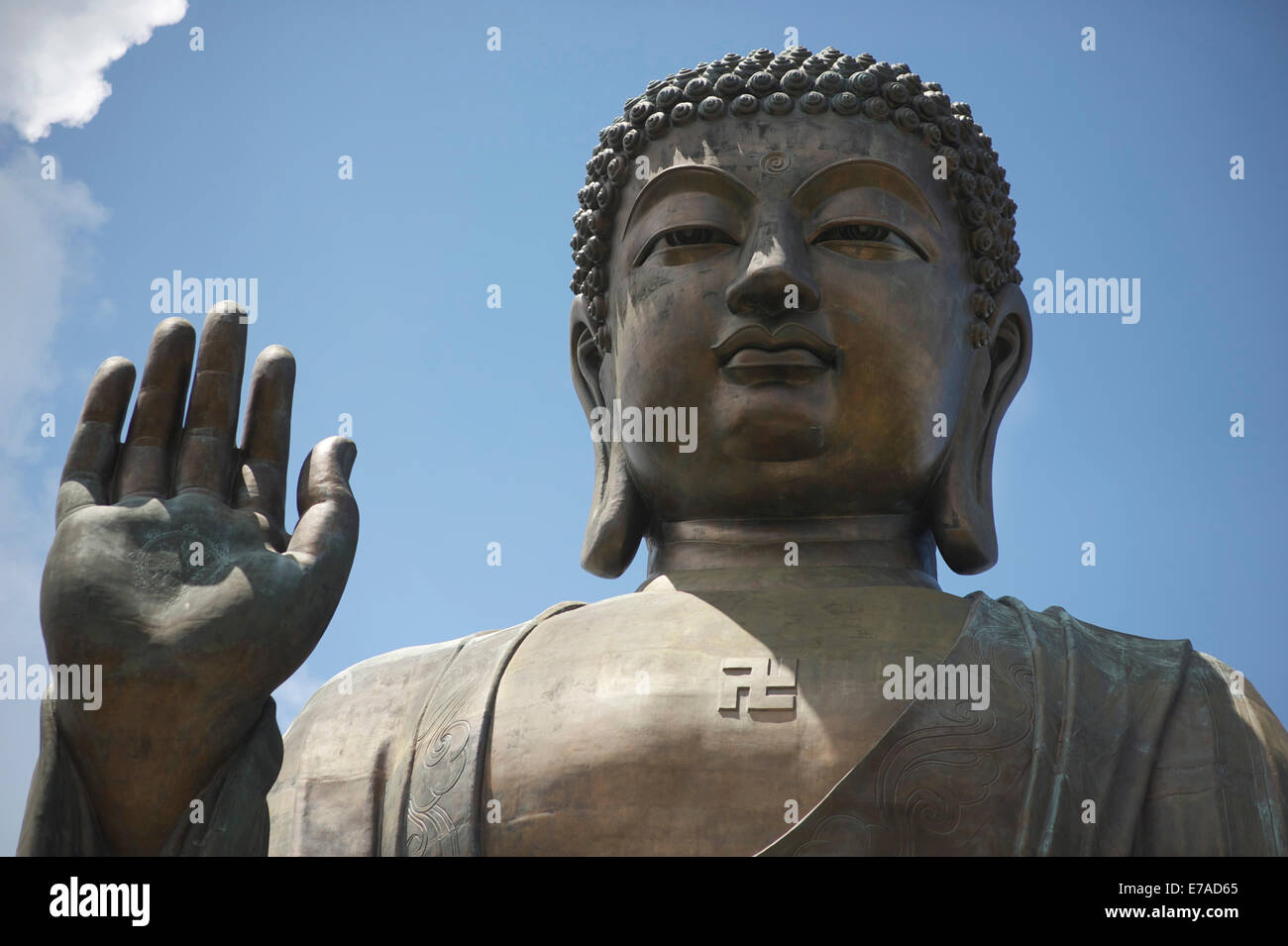 Tian Tan Buddha, also known as the Big Buddha in Hong Kong, China Stock