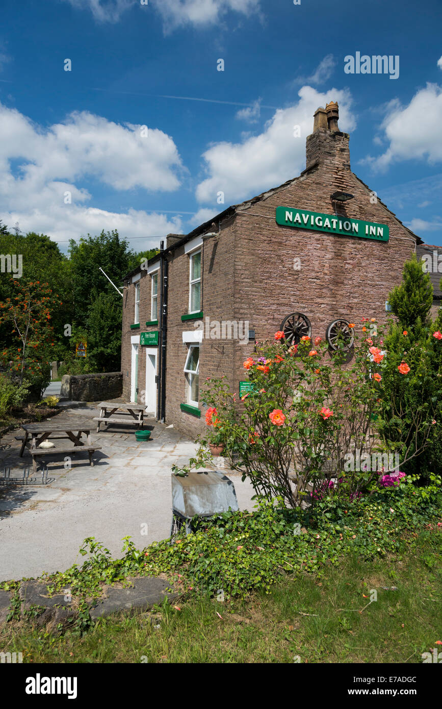 Navigation Inn a public house on the Peak forest canal Whaley Bridge