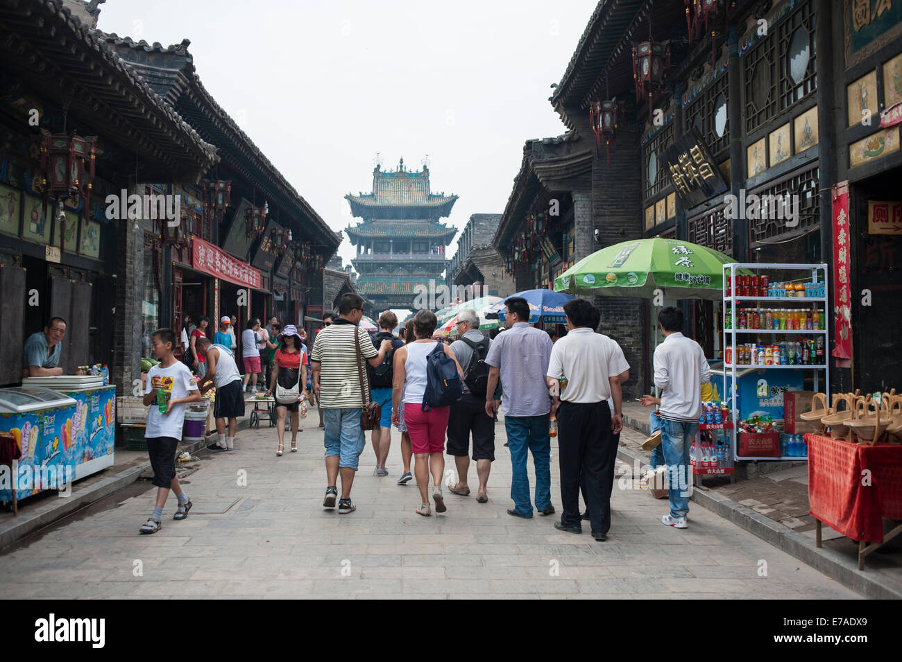 Pingyao, in central Shanxi province in China. Stock Photo