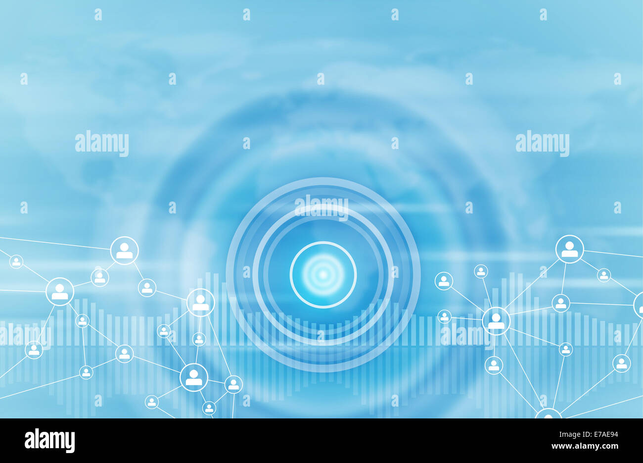 Network, graphs, circles and world map Stock Photo Alamy