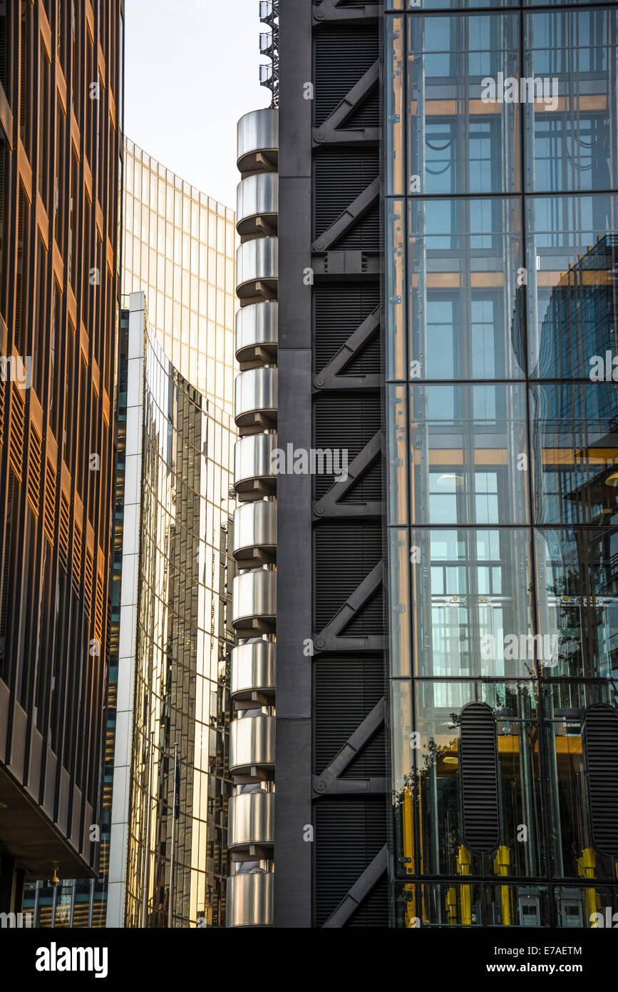 Corporate buildings, Square Mile, City of London, UK Stock Photo