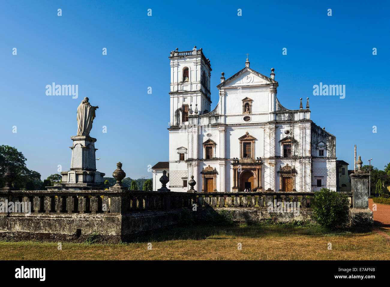 Se Cathedral, 16th century, Old Goa, Goa, India Stock Photo