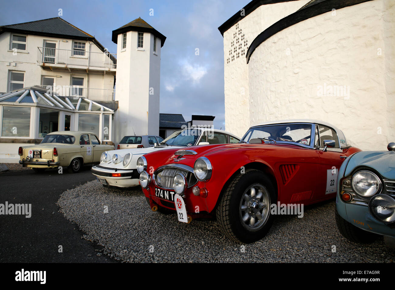 Land's End Car Rally; Cornwall; UK Stock Photo - Alamy