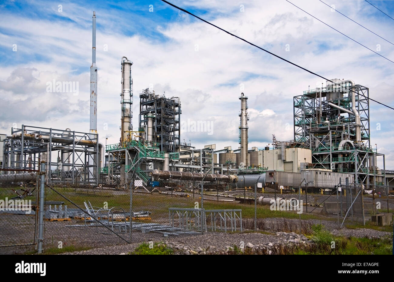 Industrial complex in Kingsport, Tennessee Stock Photo