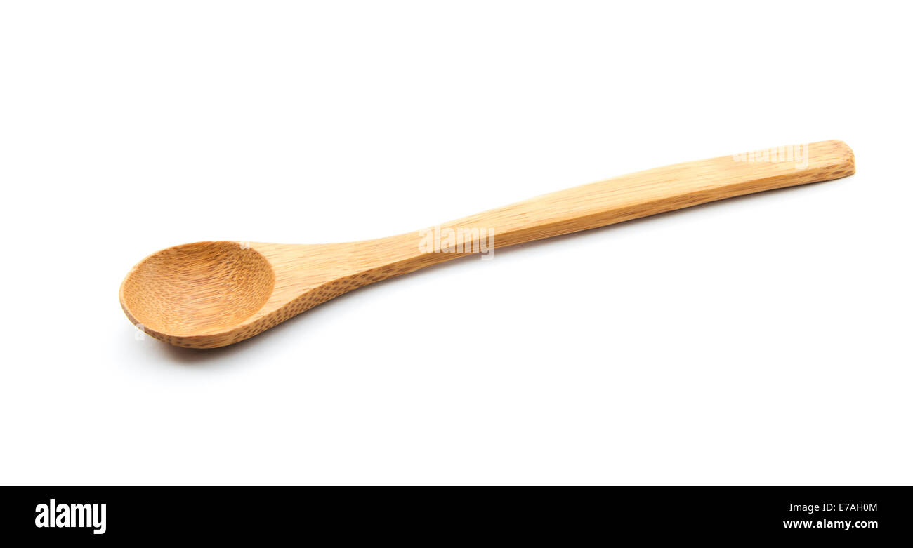 wooden spoon isolated on white background Stock Photo - Alamy