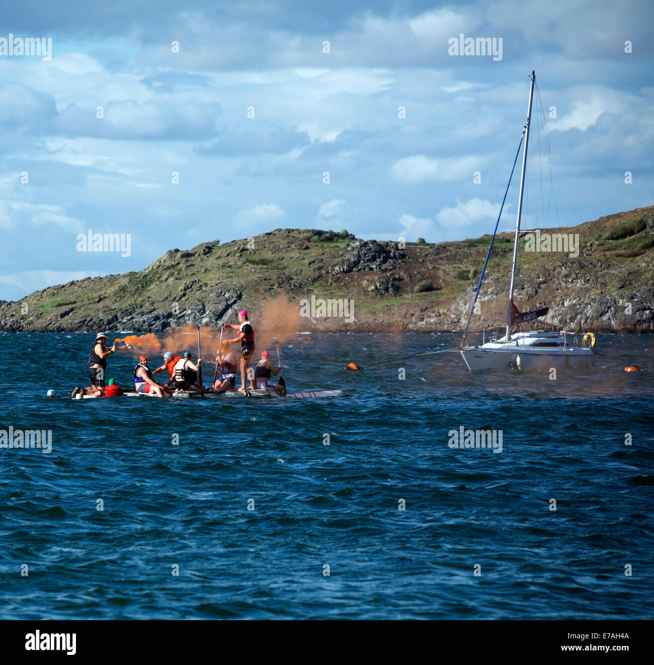 Homemade raft hi-res stock photography and images - Alamy