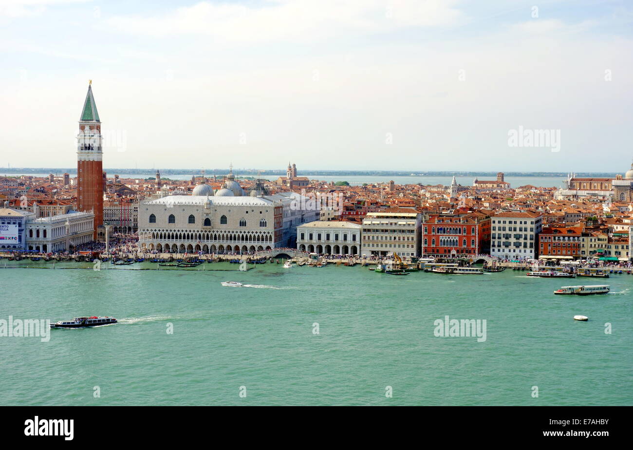 Aerial view of Venice, Italy Stock Photo