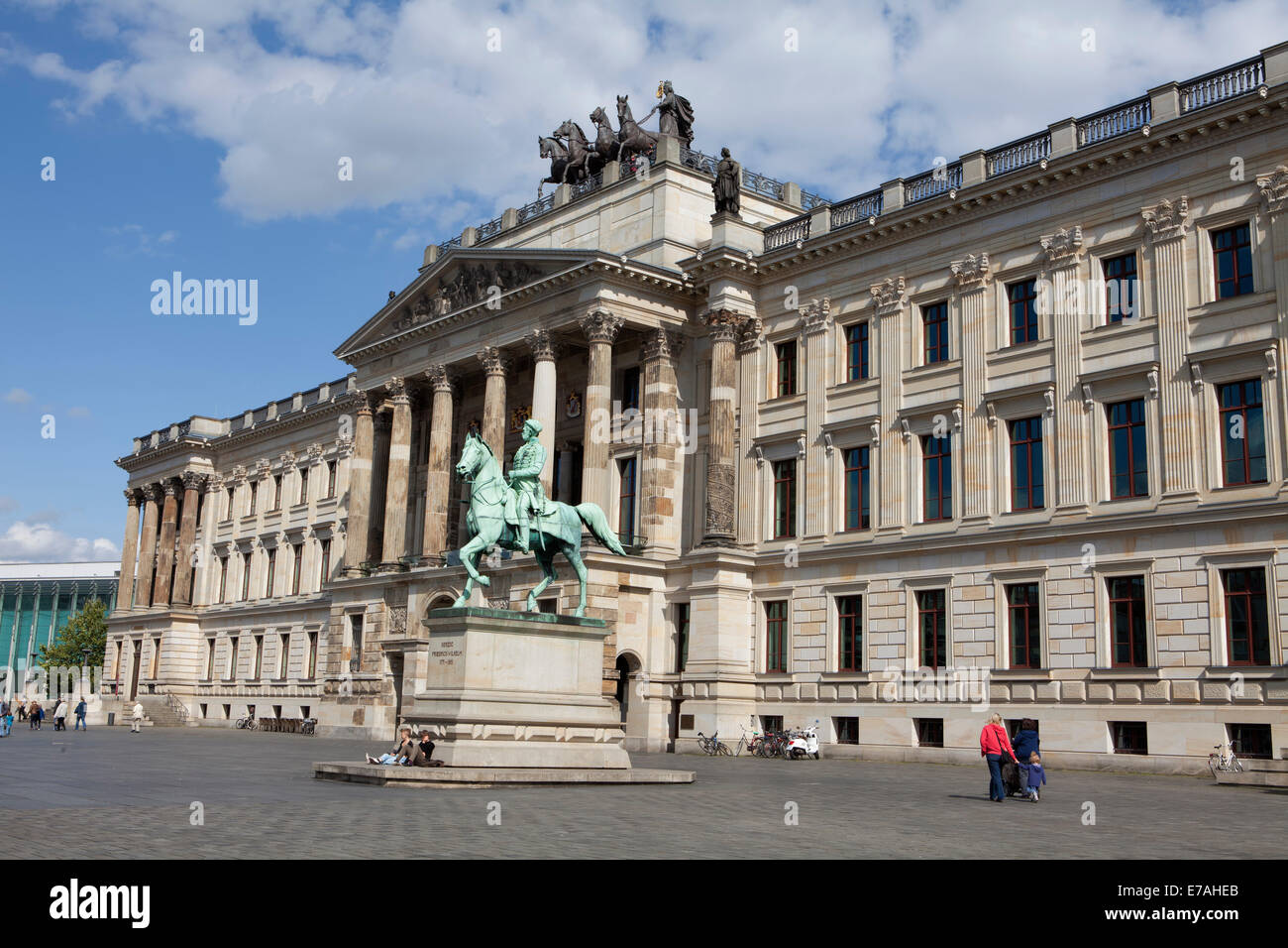 Reconstruction of Brunswick Palace, Schloss-Arkaden shopping centre, Brunswick, Lower Saxony, Germany, Europe Stock Photo