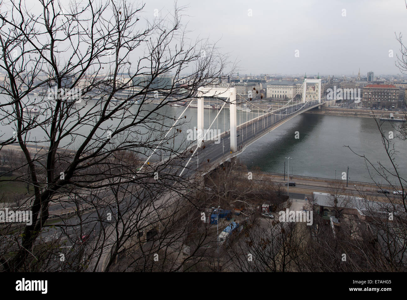 Budapest town Herzsebet Stock Photo