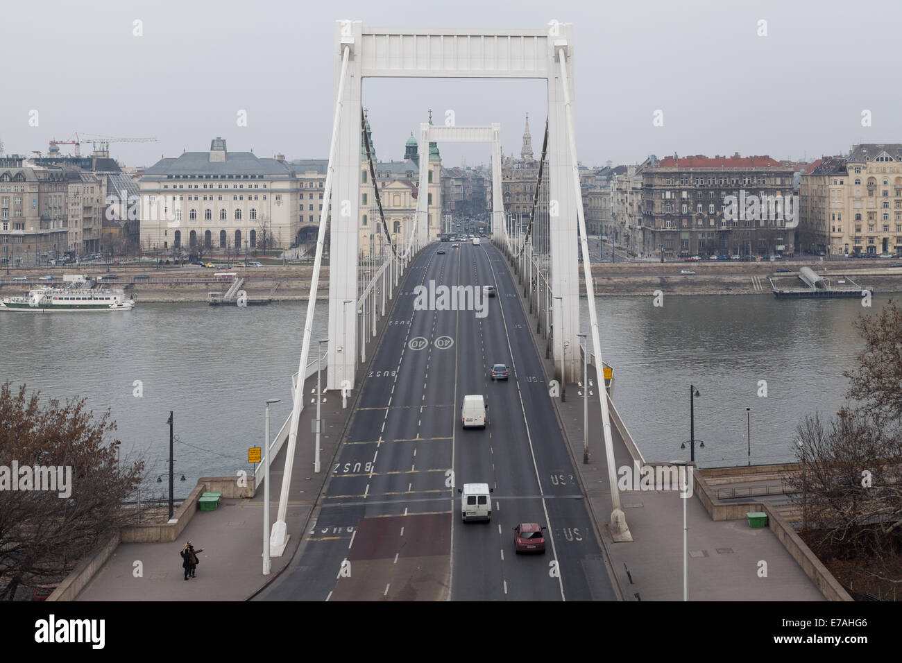 Budapest town Herzsebet Stock Photo