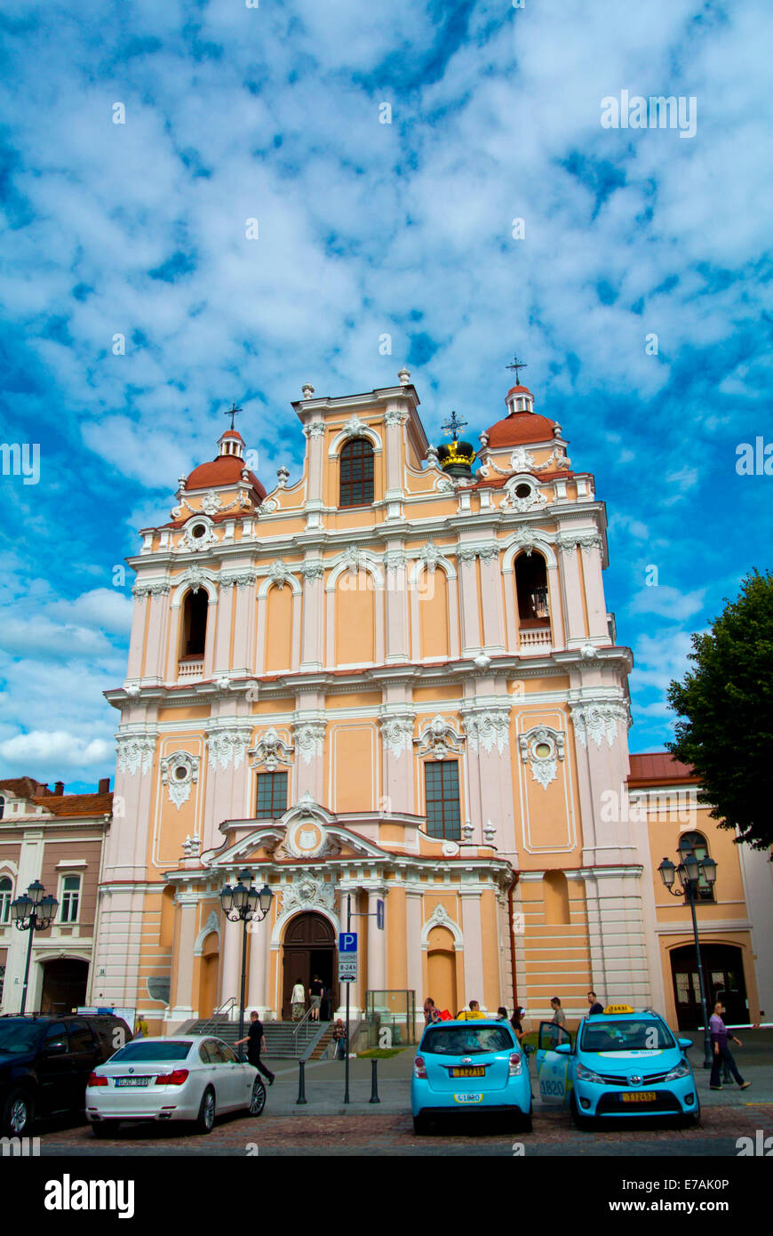 St Casimir church, old town Vilnius, Lithuania, Europe Stock Photo Alamy