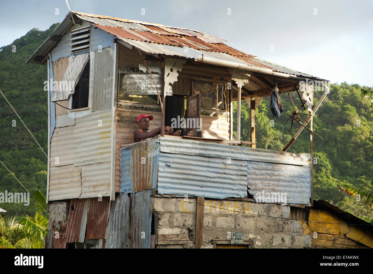 Tin house, the owner also makes metal baking utensils hence his name