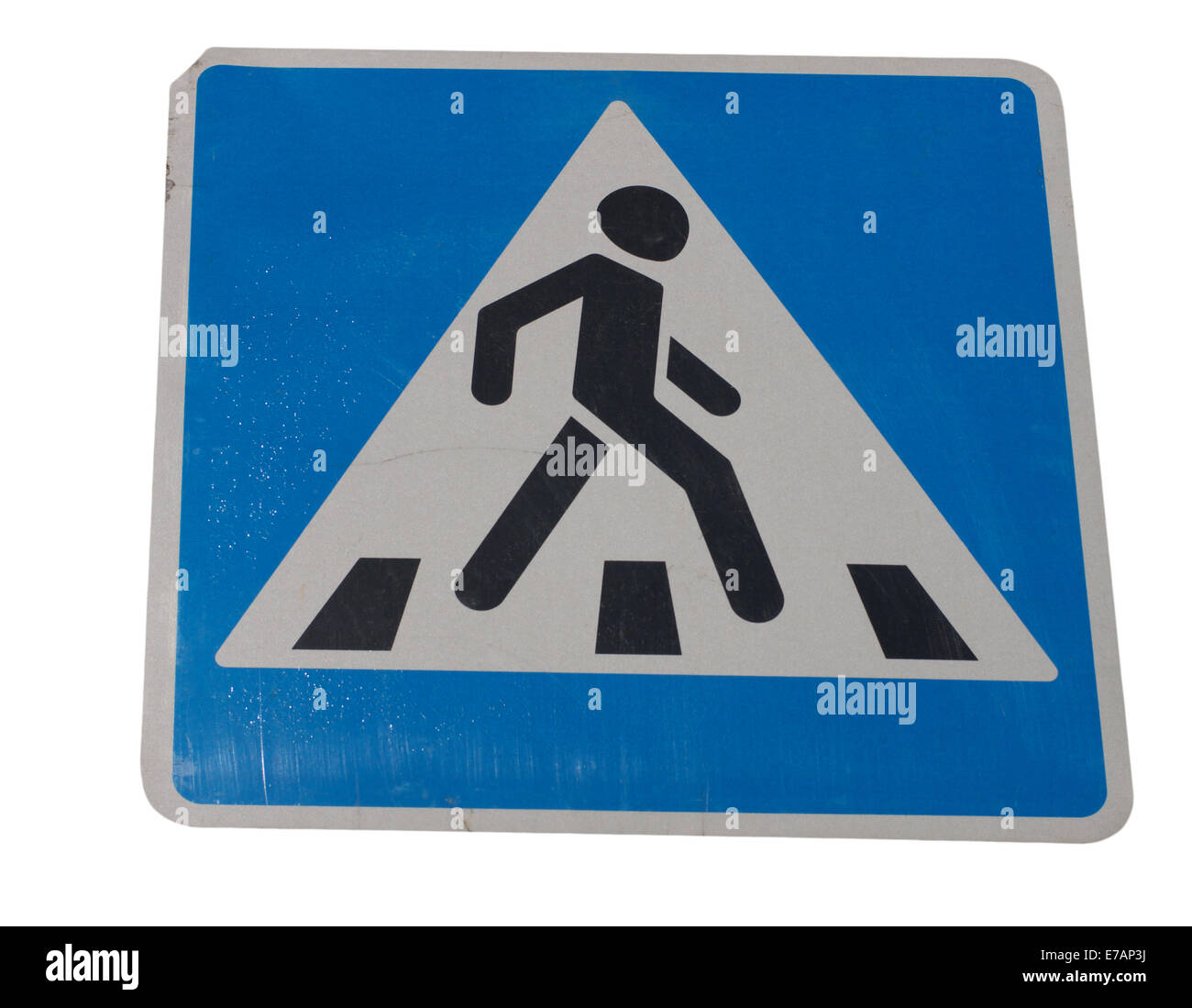 pedestrian crossing sign on street Stock Photo Alamy