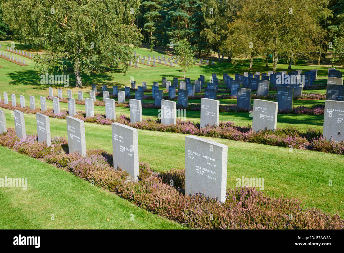 Cannock Chase German Military Cemetery Cannock Staffordshire UK Stock Photo