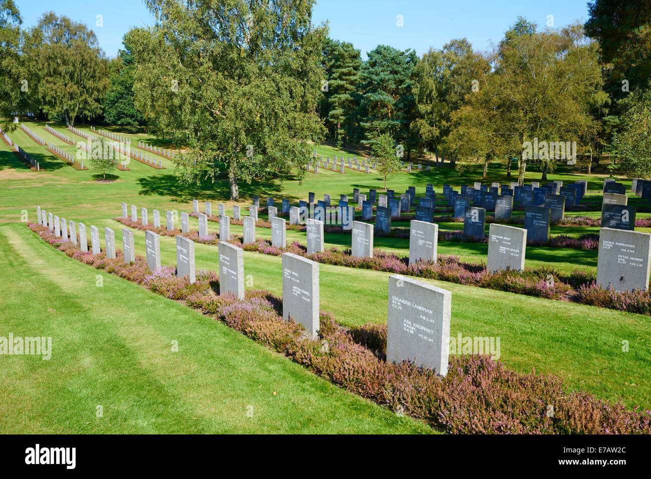 Cannock Chase German Military Cemetery Cannock Staffordshire UK Stock Photo