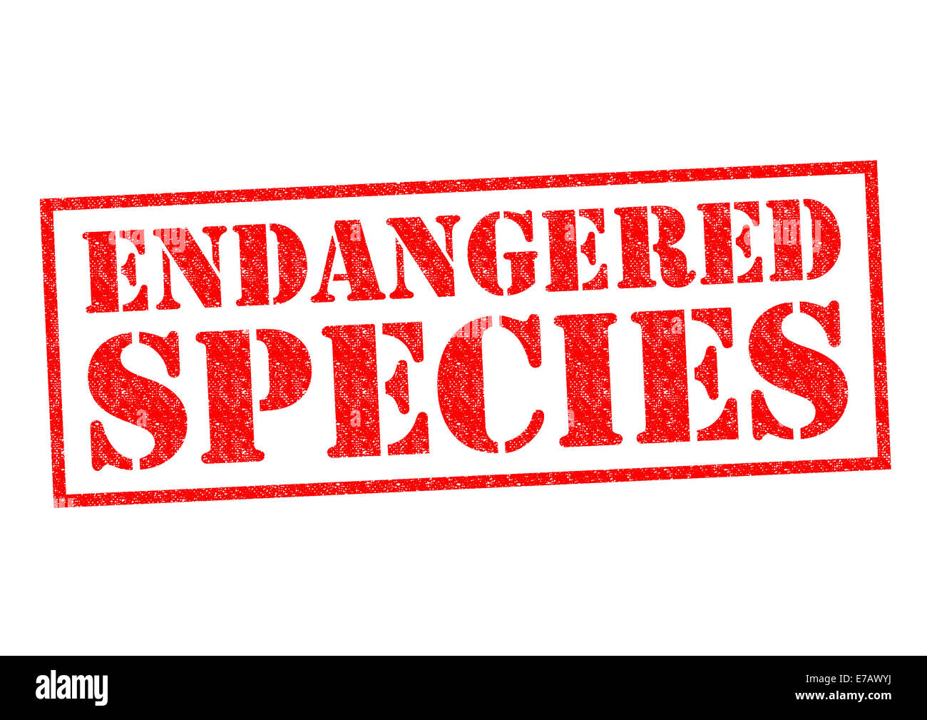 endangered animals sign