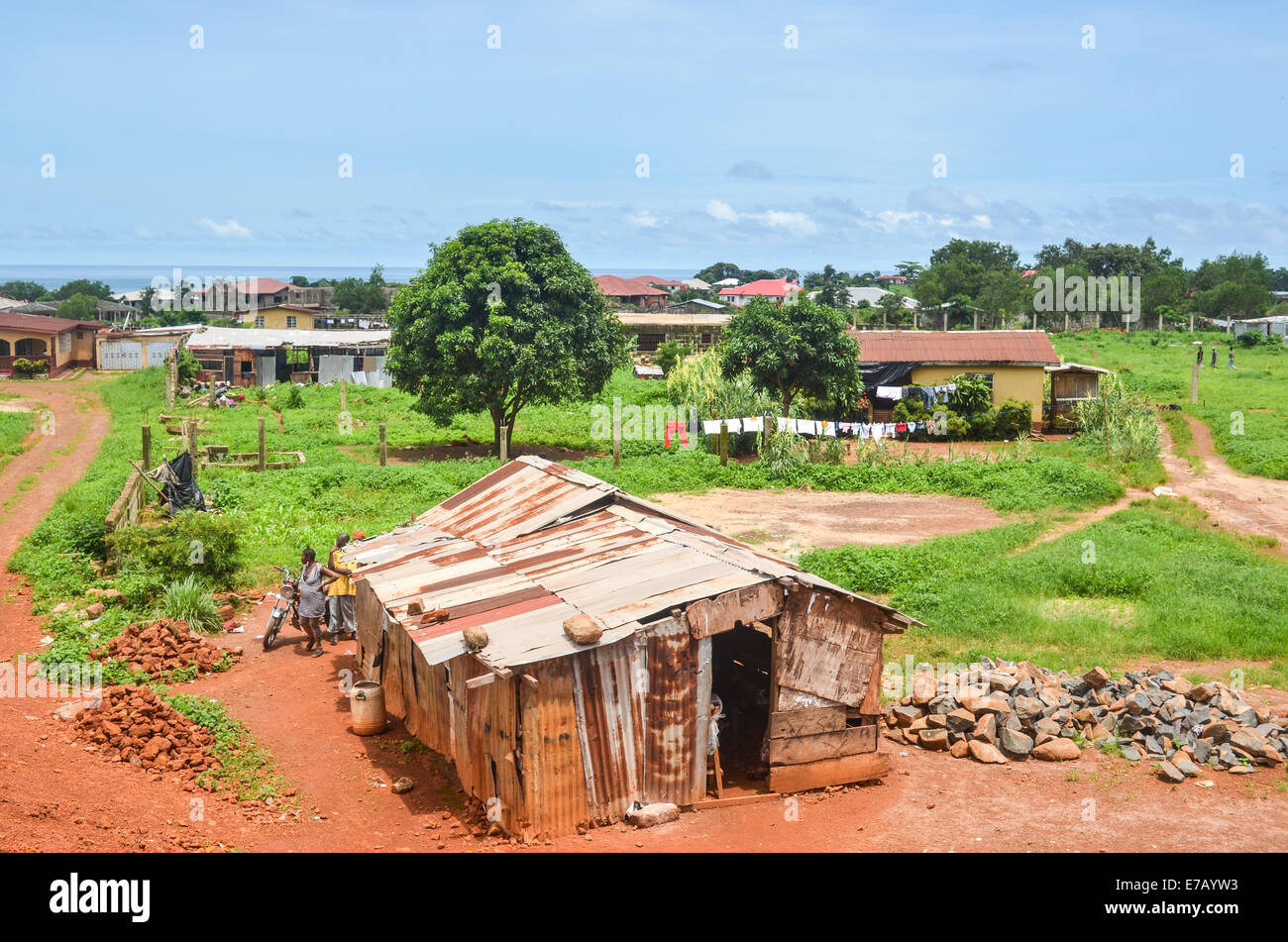 Suburbs of Freetown, Sierra Leone Stock Photo Alamy