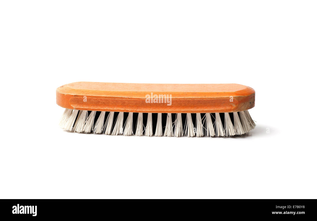 Clothes cleaning brush. Stock Photo