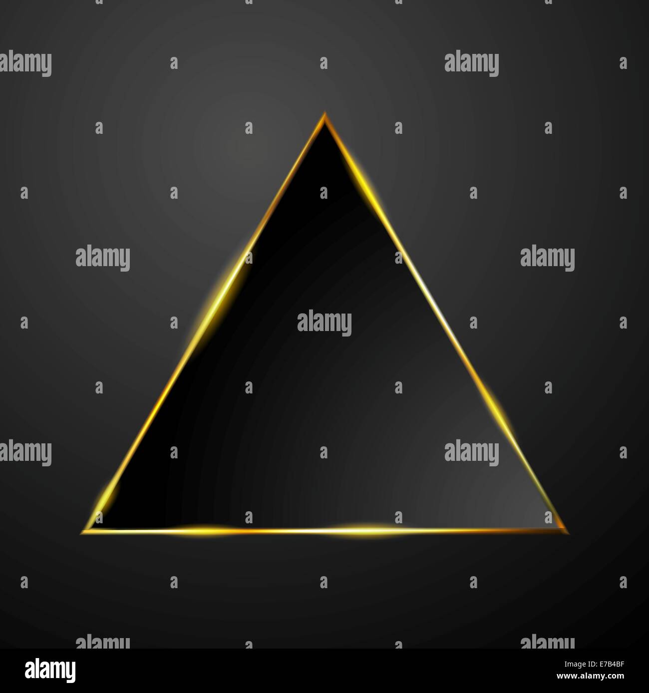 Abstract tech glowing triangle background. Vector design Stock Photo ...