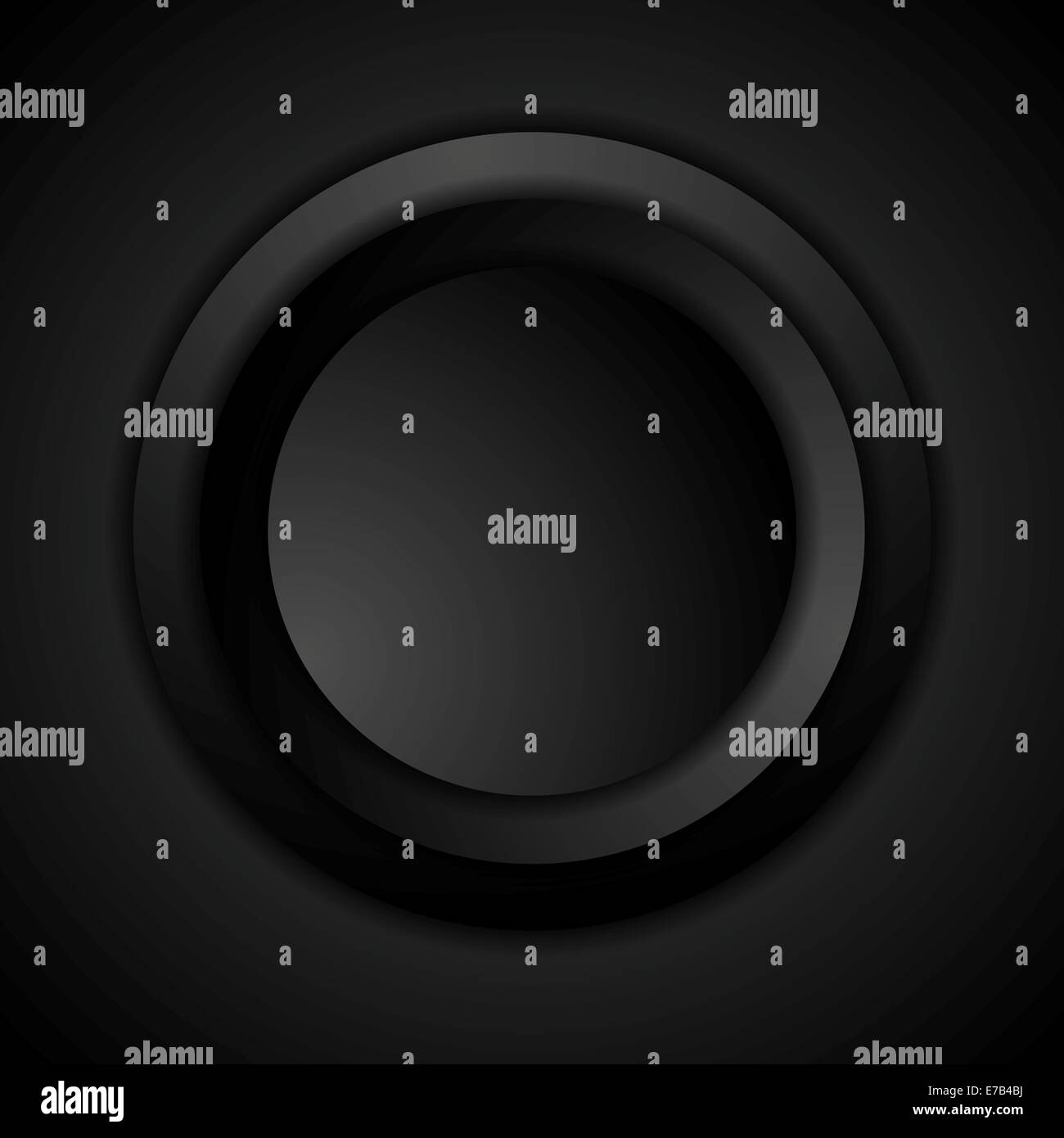 Abstract black circle modern background. Vector design Stock Photo - Alamy