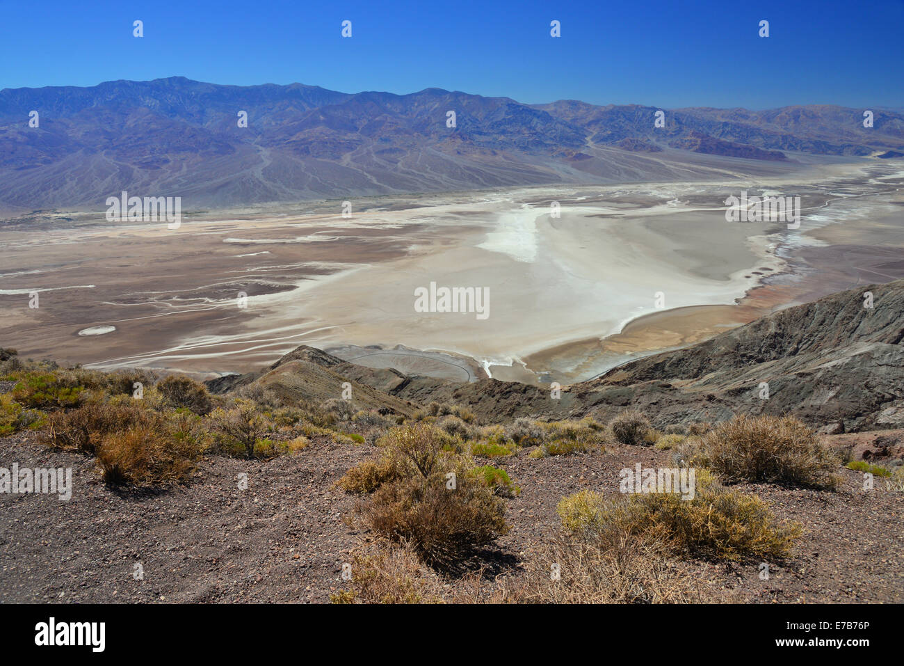 Dante's View, Death Valley National Park, Mojave Desert Stock Photo
