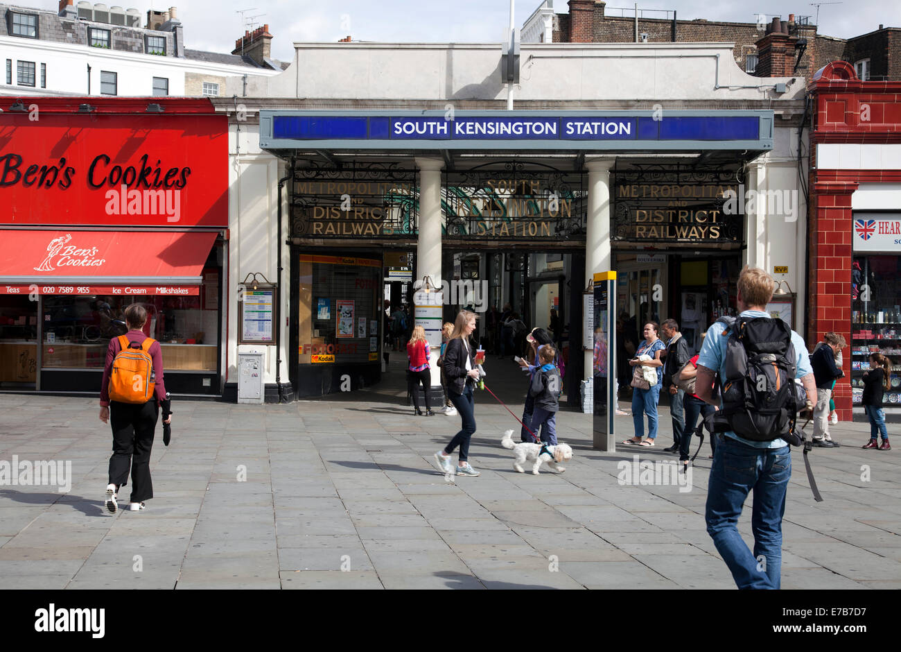 South Kensington Tube Station London UK Stock Photo Alamy