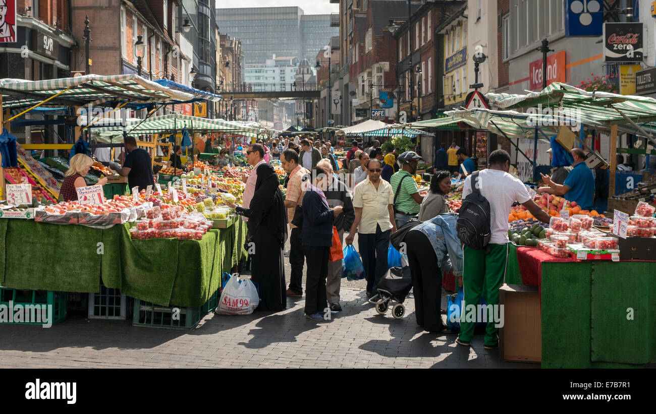 Surrey Street Market Stock Photo Alamy