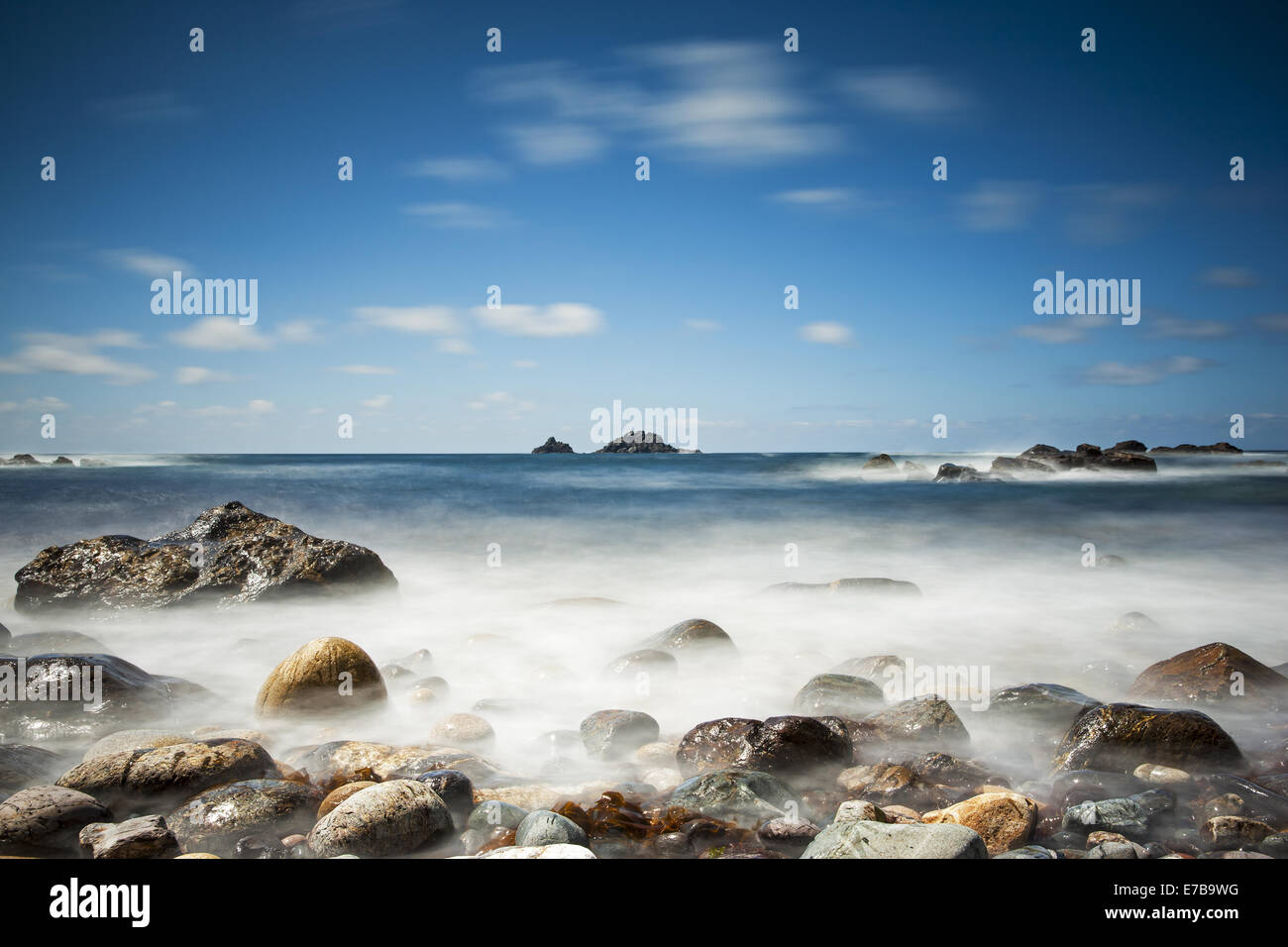 Priest's Cove, Cornwall Stock Photo