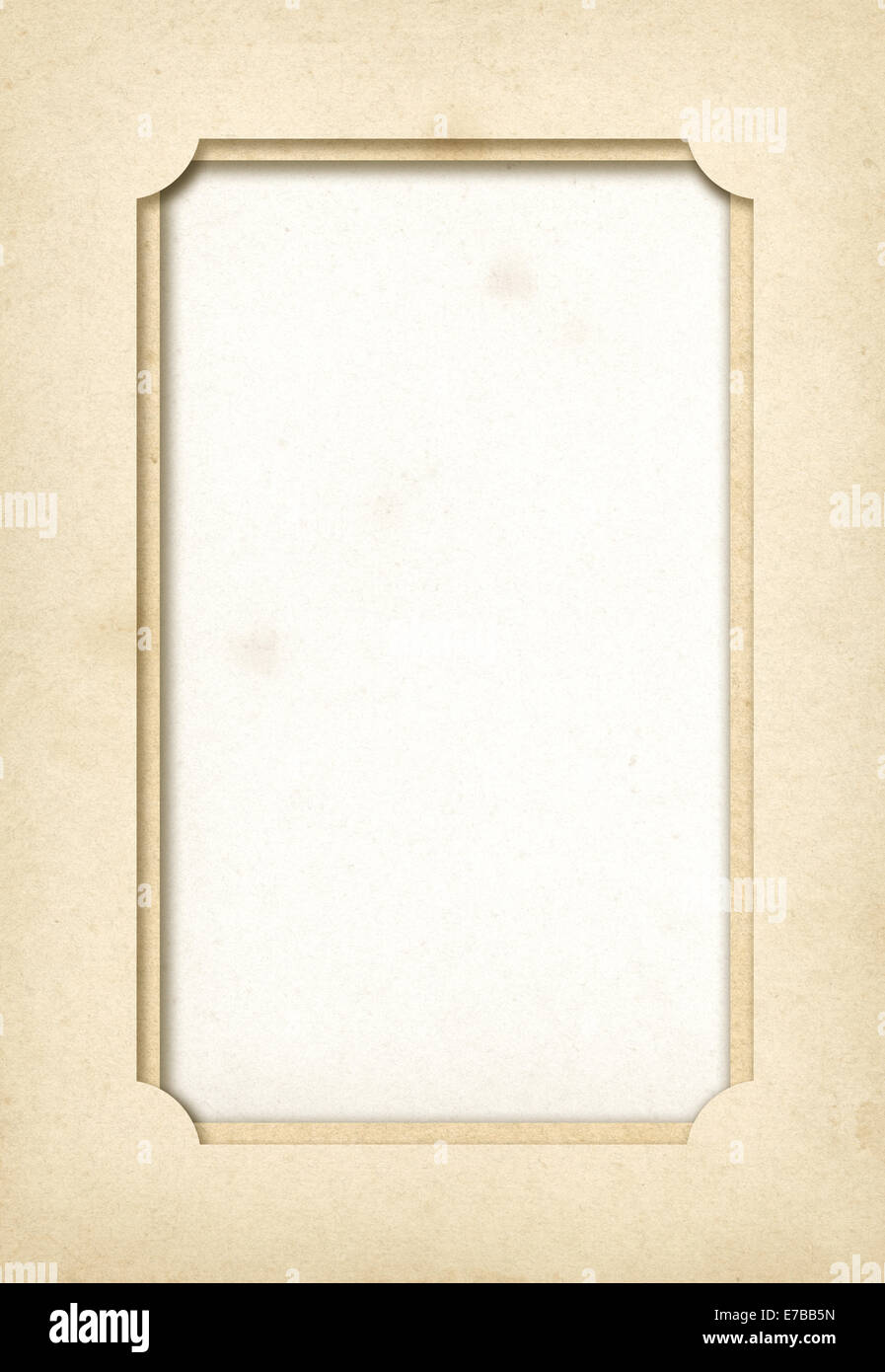 Vintage photo frame paper hi-res stock photography and