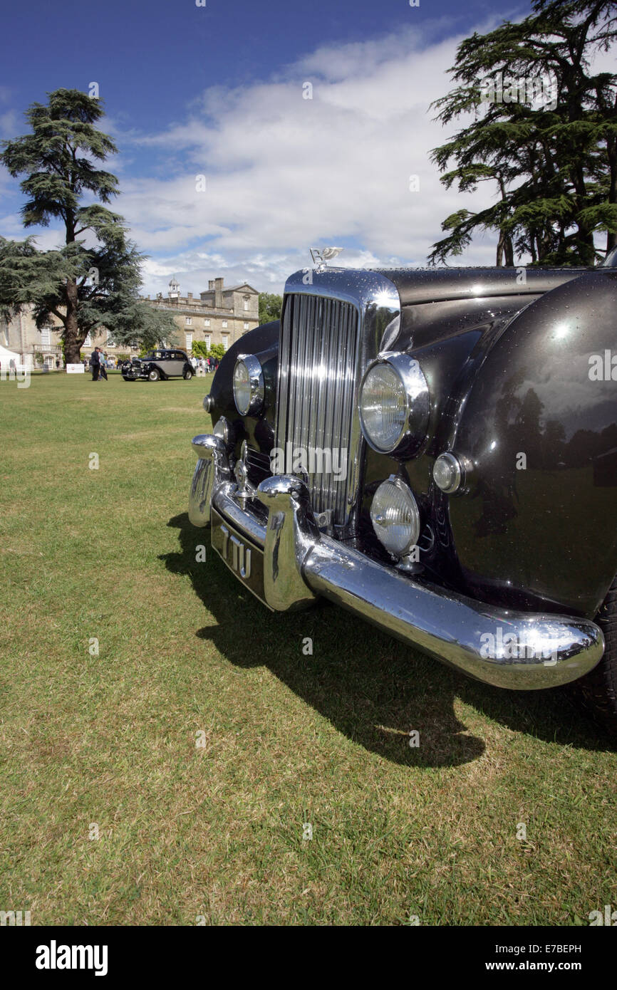 A 1950s Bentley S series Continental at a classic car show in Wiltshire, UK. Stock Photo