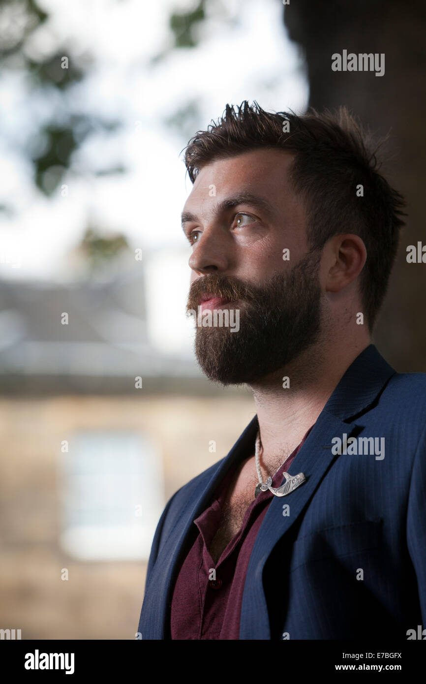 Nick Hayes Writer And Illustrator At The Edinburgh International Book Festival 14 Edinburgh Scotland 24th August 14 Stock Photo Alamy