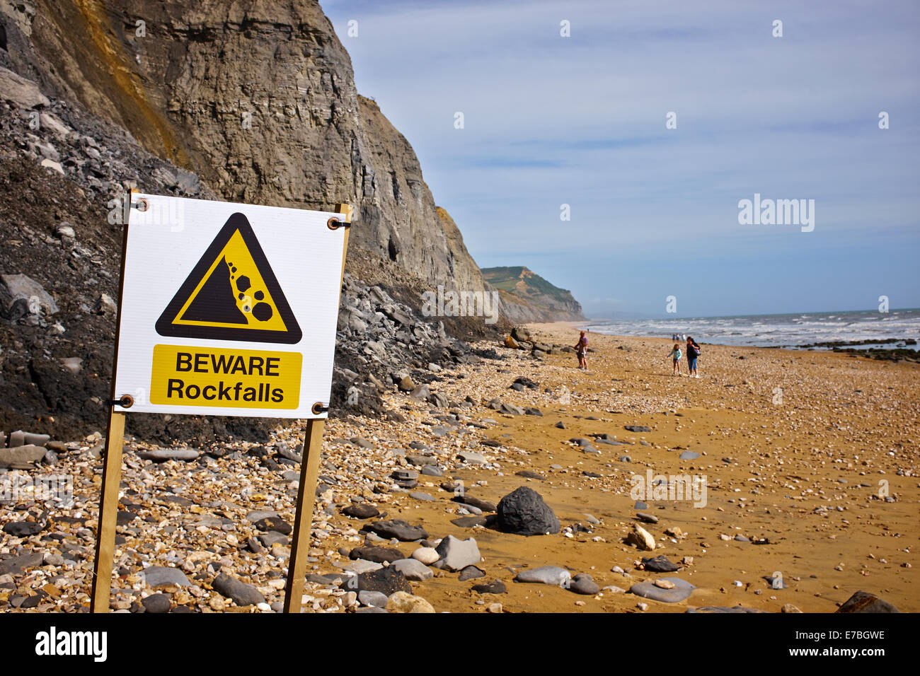 Jurassic Coast, Charmouth, Lyme Bay, West Dorset, England, UK. Stock Photo