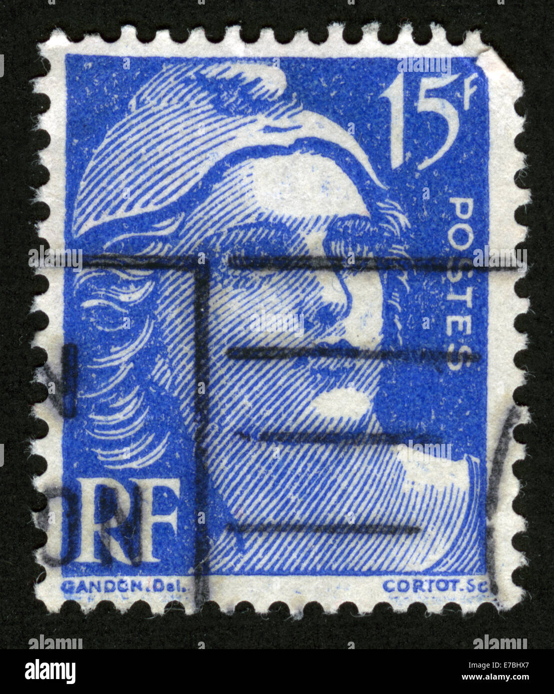Marianne postage stamp stamps hi-res stock photography and images - Alamy