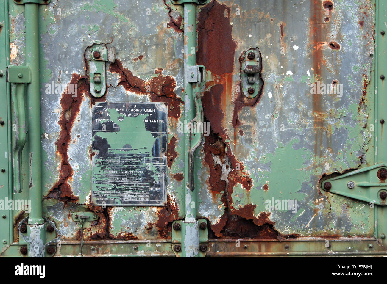 An old ship container Stock Photo Alamy