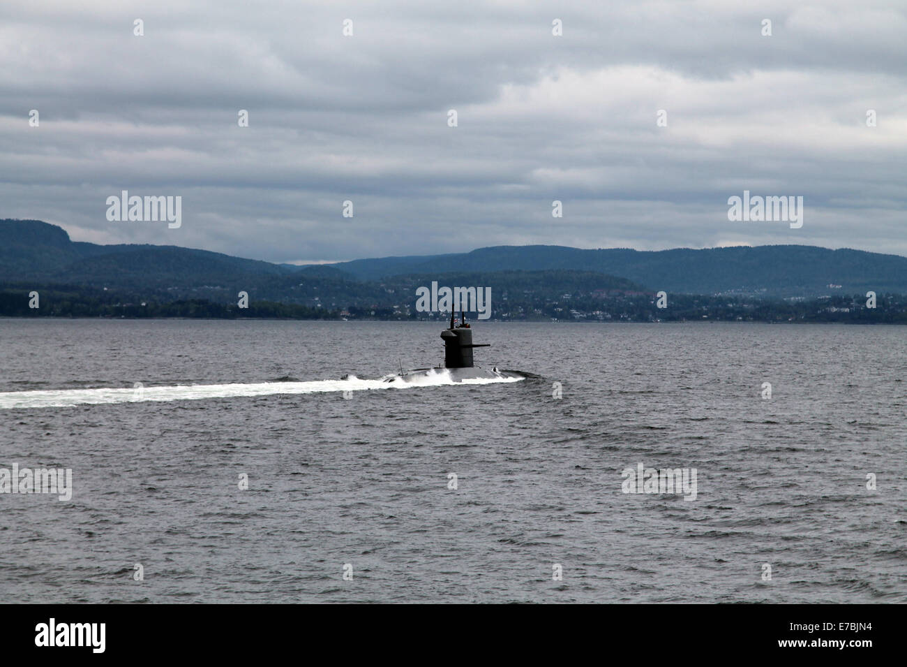 Dutch Walrus-class submarine in Oslo, Norway Stock Photo